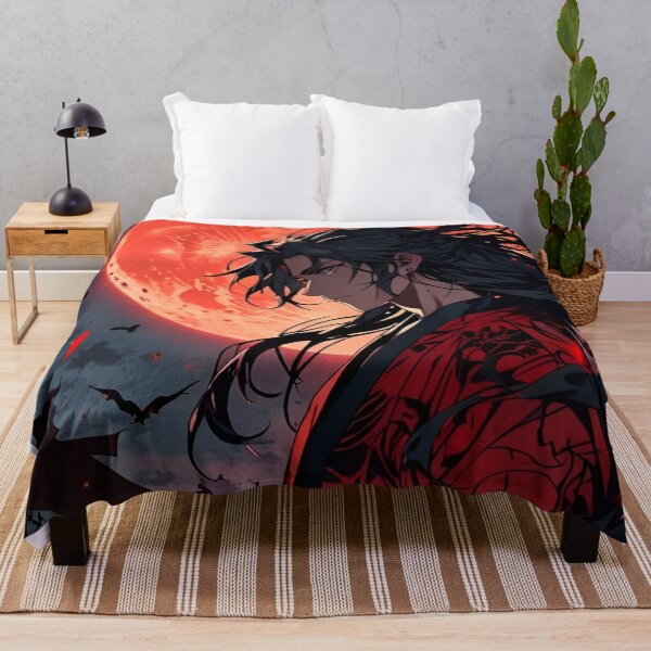Item preview, Crimson Moon Ronin – Dark Samurai Under the Blood Moon designed and sold by Dyan4.