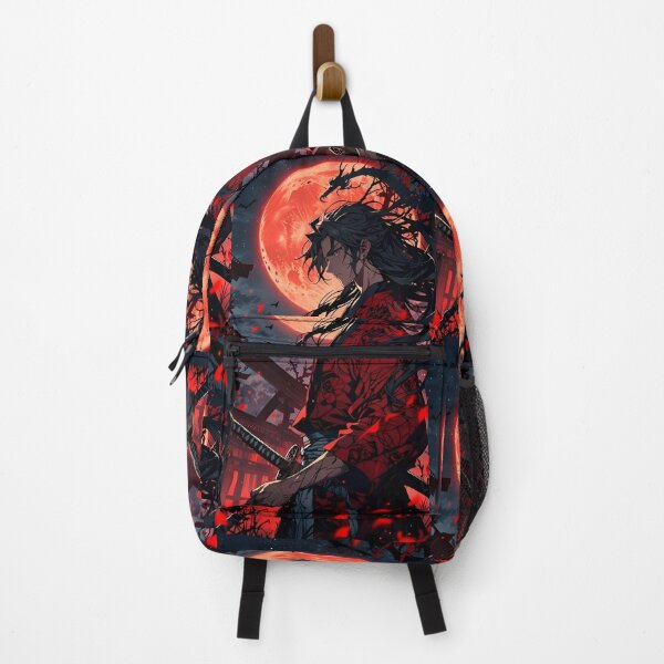 Item preview, Crimson Moon Ronin – Dark Samurai Under the Blood Moon designed and sold by Dyan4.
