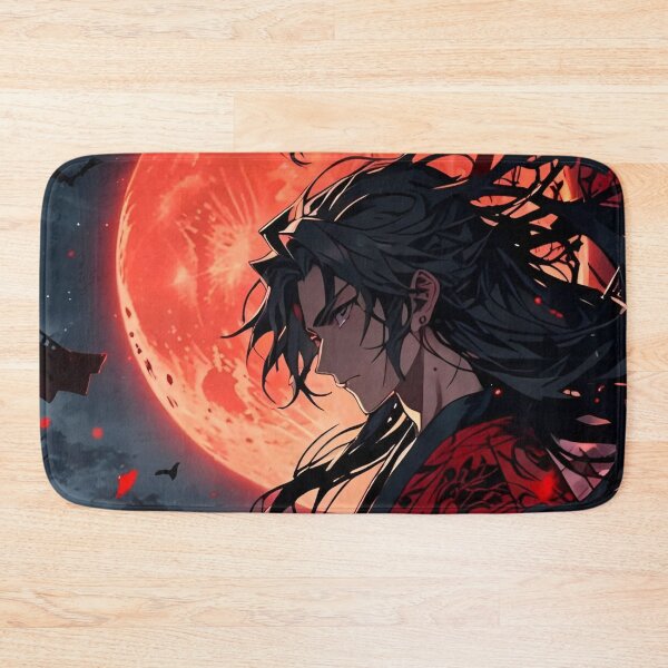 Item preview, Crimson Moon Ronin – Dark Samurai Under the Blood Moon designed and sold by Dyan4.
