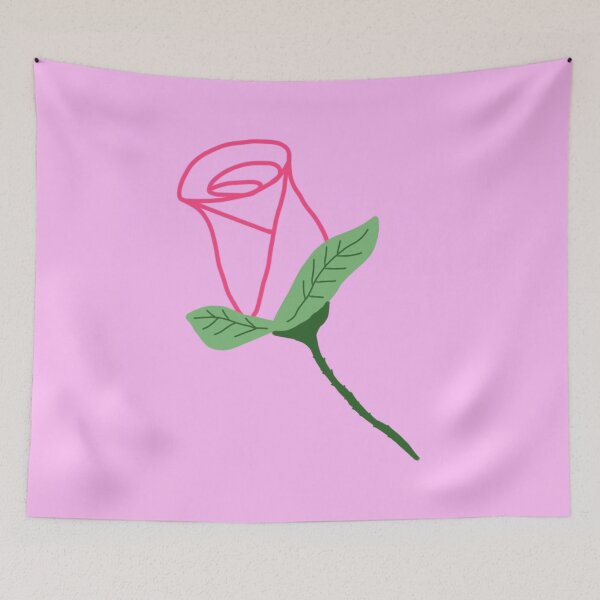 Item preview, Pink Rose Line Art designed and sold by Miryou.
