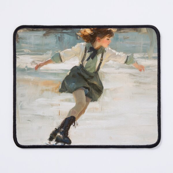 Item preview, Young Girl Ice Skating designed and sold by lautir.