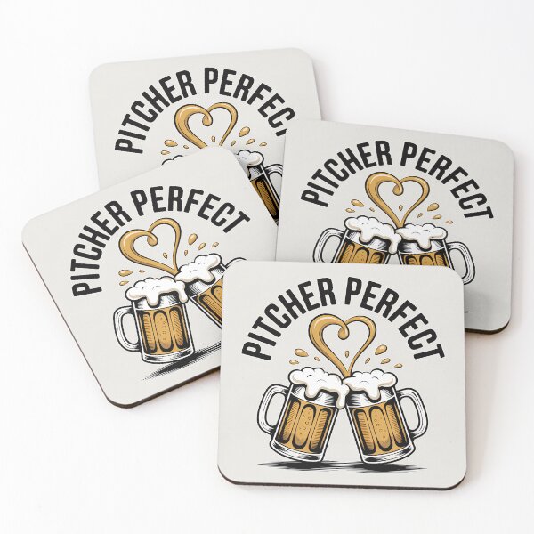 Item preview, Pitcher Perfect Funny Beer Pun Valentines Day Sticker Shirt Drinking Gift designed and sold by GiftsForge.