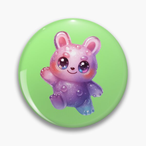 Item preview, Rainbow Gummy Bear - Cute Bubble Jelly Friend designed and sold by Laugh & Rewind .