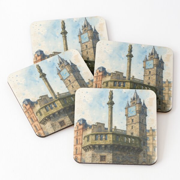 Item preview, Glasgow Mercat Cross Watercolour  designed and sold by davidelder.