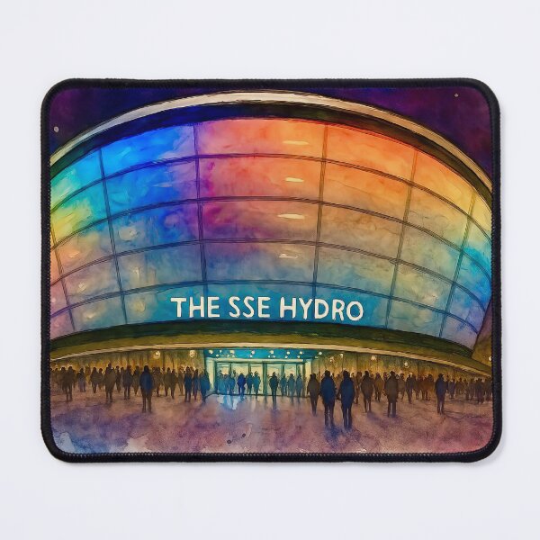 Item preview, Glasgow SEC Hydro Arena Watercolour designed and sold by davidelder.