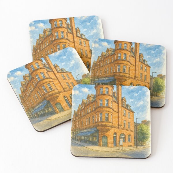 Item preview, Glasgow Great Western Road Watercolour  designed and sold by davidelder.