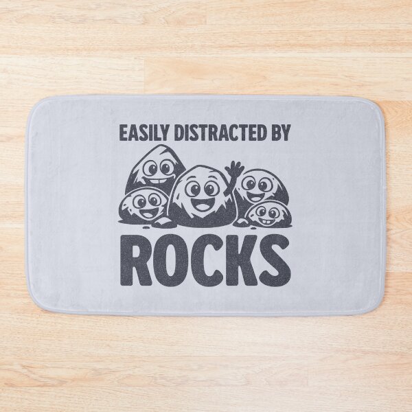 Item preview, Easily Distracted By Rocks Funny Rock Collector Geology Humor designed and sold by KLArtzStore.