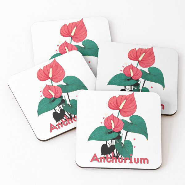 Item preview, Anthurium: Heart-Shaped Elegance in Bloom designed and sold by ForeverPrintsOK.