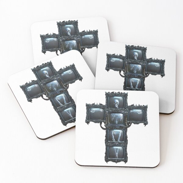Item preview, Television Cross with Skeletal Signals designed and sold by Adronia.