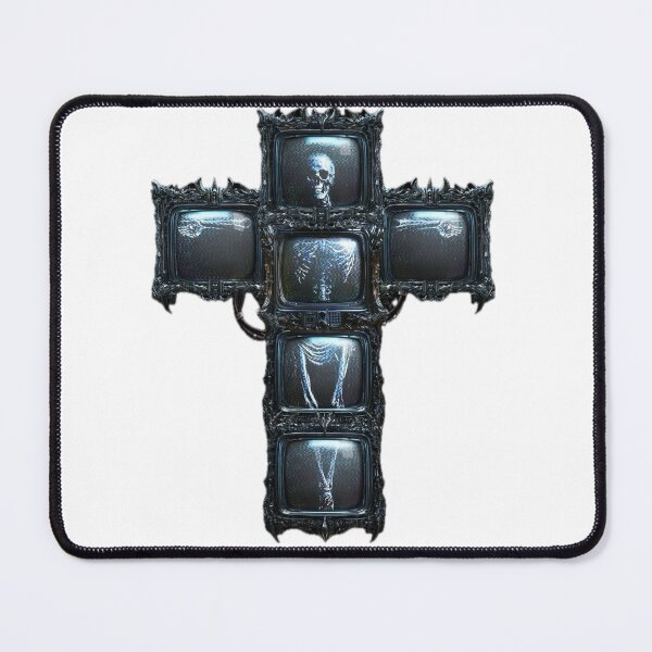 Item preview, Television Cross with Skeletal Signals designed and sold by Adronia.