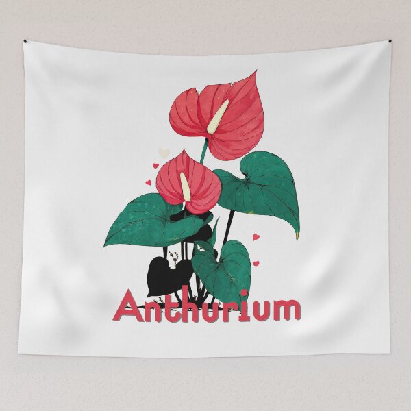 Item preview, Anthurium: Heart-Shaped Elegance in Bloom designed and sold by ForeverPrintsOK.