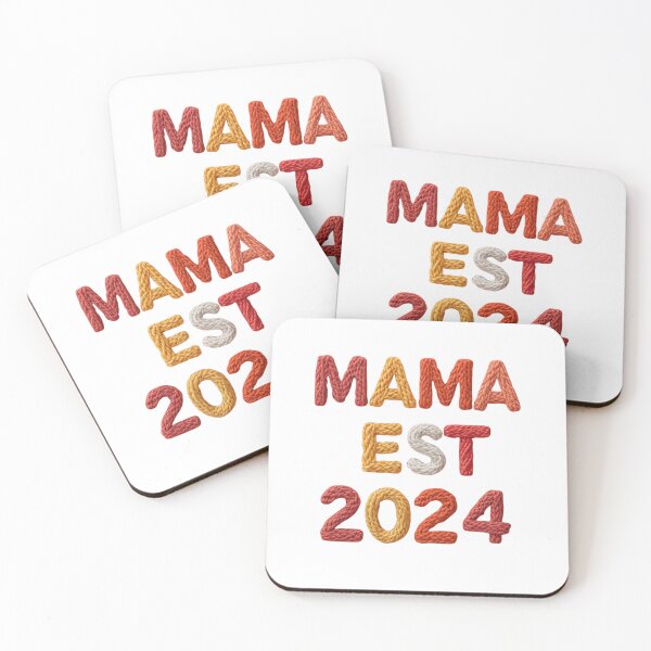 Item preview, Mama Est 2024 – New Mom Gift | Motherhood Shirt & Baby Announcement designed and sold by SinghDesignHub.