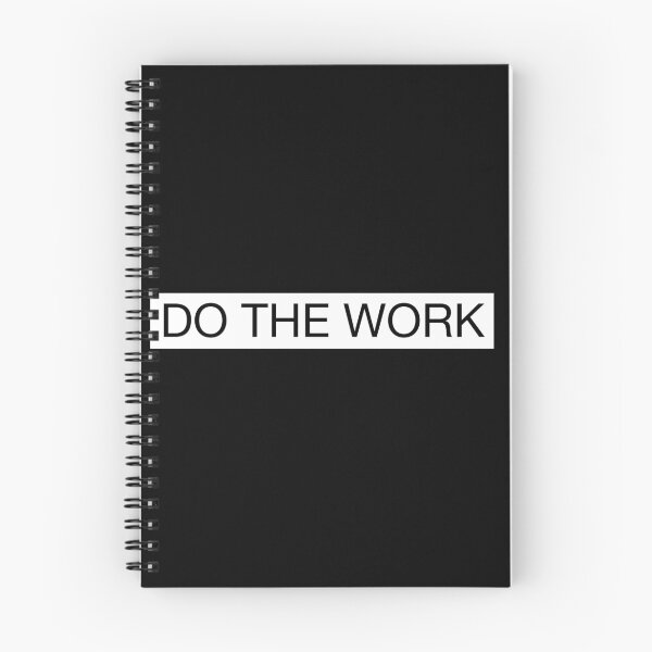 Item preview, DO THE WORK - Minimal Motivational Text Design designed and sold by Mind_Focus.