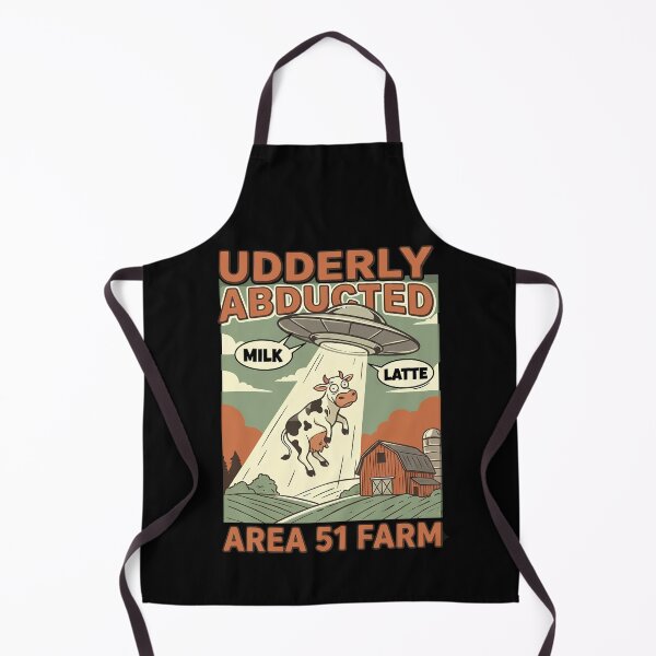 Item preview, Udderly Abducted - Area 51 Farm Coffee Humor designed and sold by ifundesign.