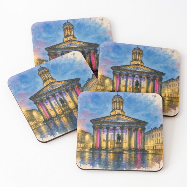 Item preview, Glasgow Gallery of Modern Art (GOMA) Watercolour  designed and sold by davidelder.