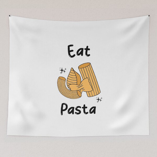Item preview, Eat Pasta Cute Italian Food designed and sold by Sartoris Art.