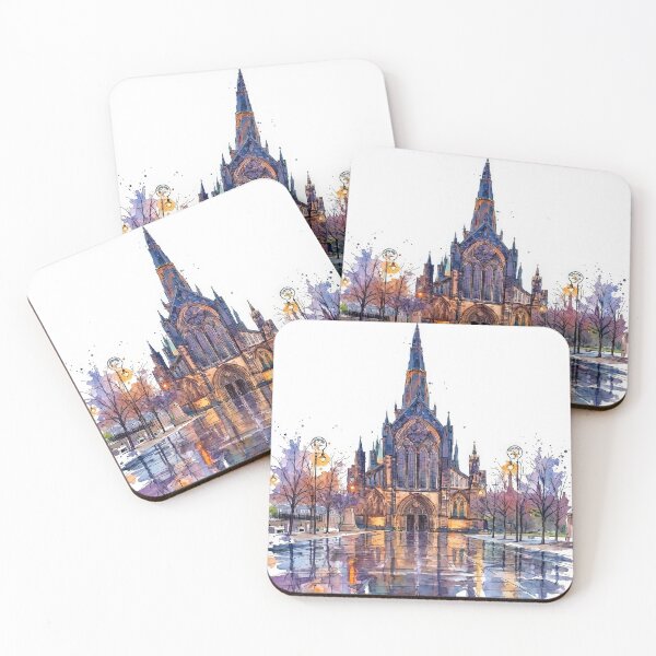 Item preview, Glasgow Cathedral Watercolour  designed and sold by davidelder.