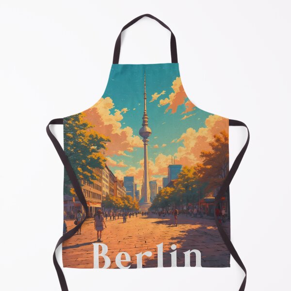 Artikelvorschau, Minimalistische Vintage-Anime-Ansicht des Alexanderplatzes Berlin entworfen und verkauft von JacksoonLester.