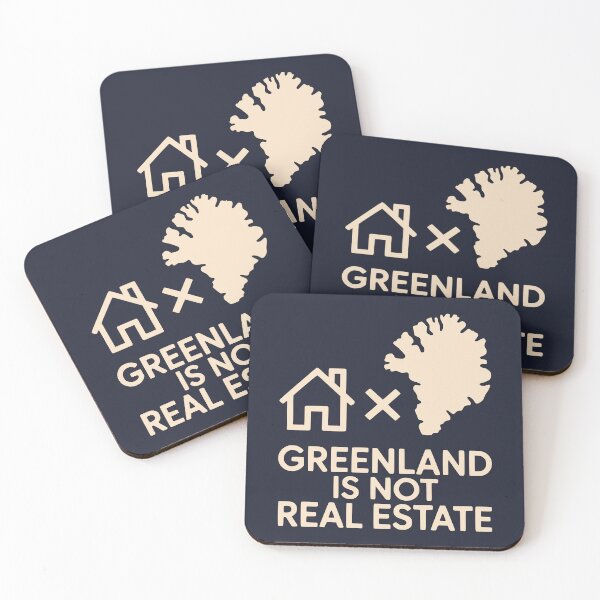 Item preview, Greenland Is Not Real Estate Political Protest Design designed and sold by Place-Heritages.