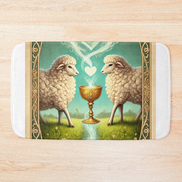 Item preview, Sheepism Tarot – Two of Cups designed and sold by Thpoar.