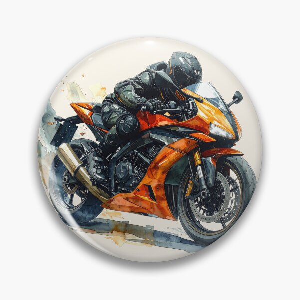 Item preview, Orange motorcycle, pure speed designed and sold by LiskoDesign.