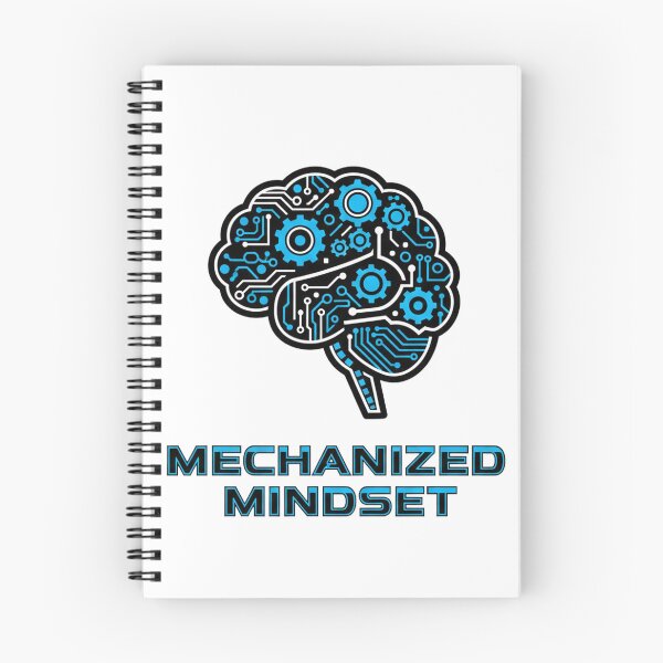 Item preview, Mechanized Mindset Futuristic Robot Brain Circuit Gear Icon designed and sold by mbmstores.