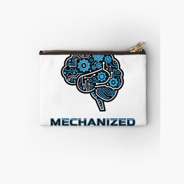 Item preview, Mechanized Mindset Futuristic Robot Brain Circuit Gear Icon designed and sold by mbmstores.