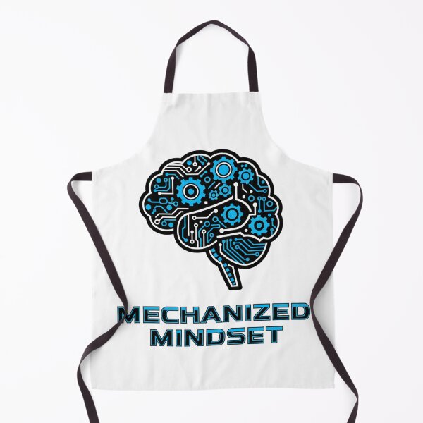 Item preview, Mechanized Mindset Futuristic Robot Brain Circuit Gear Icon designed and sold by mbmstores.
