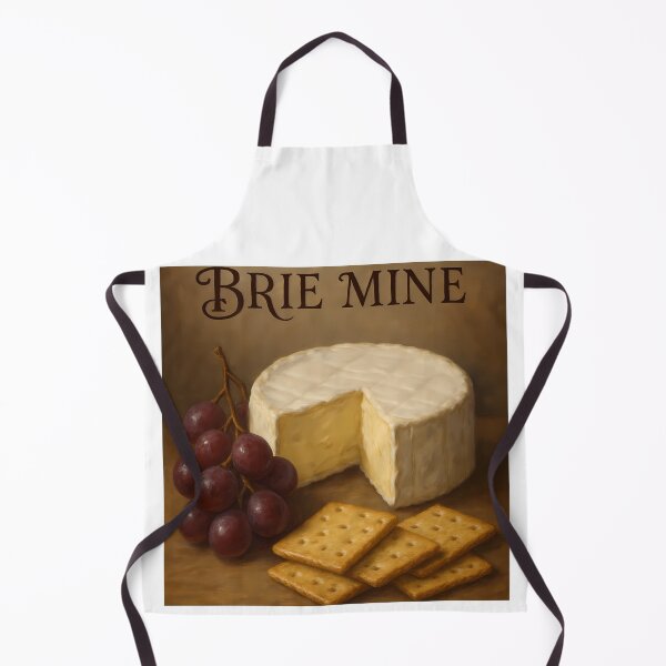 Item preview, Brie Mine Funny Cheese Pun Valentines Day Sticker Shirt Foodie Charcuterie Gift designed and sold by GiftsForge.