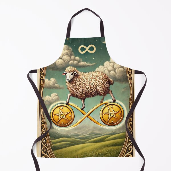 Item preview, Sheepism Tarot – Two of Pentacles designed and sold by Thpoar.