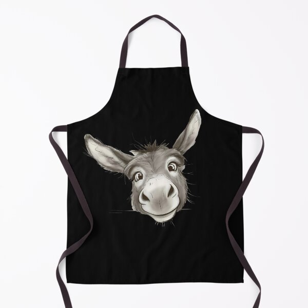Item preview, Cute Smiling Donkey Face Artistic designed and sold by sky11PP.