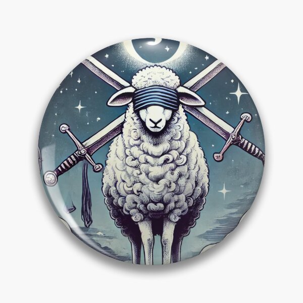 Item preview, Sheepism Tarot – Two of Swords designed and sold by Thpoar.