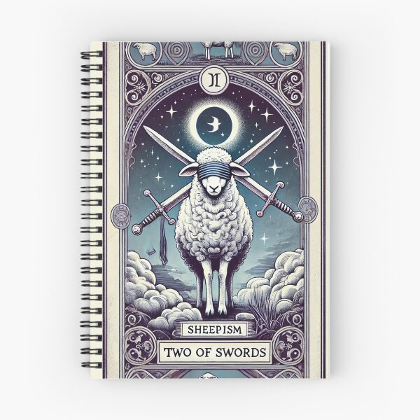 Item preview, Sheepism Tarot – Two of Swords designed and sold by Thpoar.