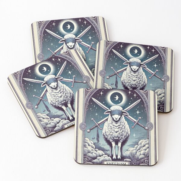 Item preview, Sheepism Tarot – Two of Swords designed and sold by Thpoar.
