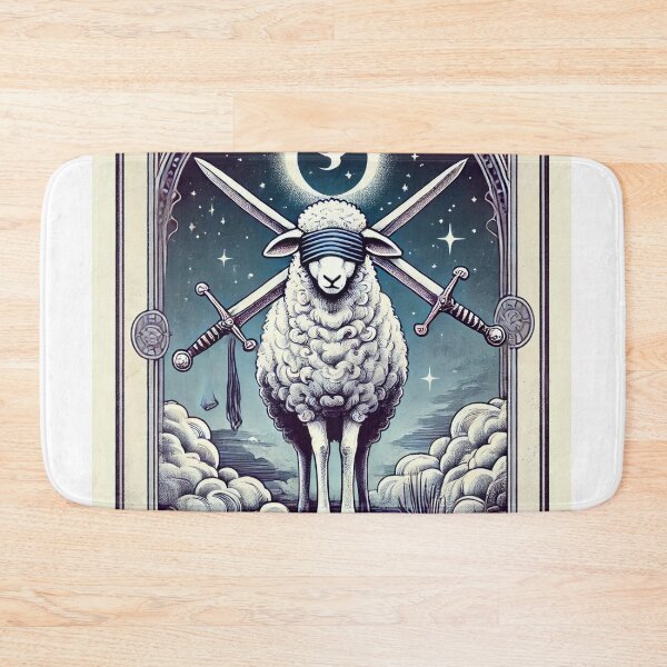 Item preview, Sheepism Tarot – Two of Swords designed and sold by Thpoar.