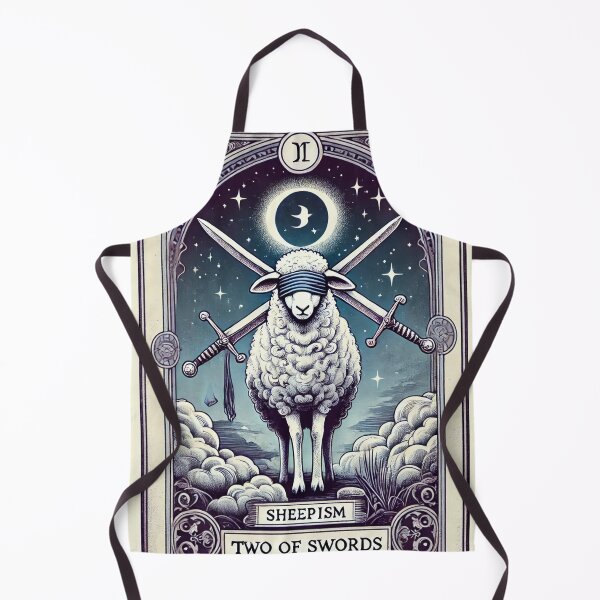 Item preview, Sheepism Tarot – Two of Swords designed and sold by Thpoar.
