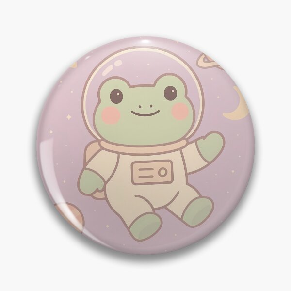 Item preview, 081 - Cute Frog in Space designed and sold by GoLayout.