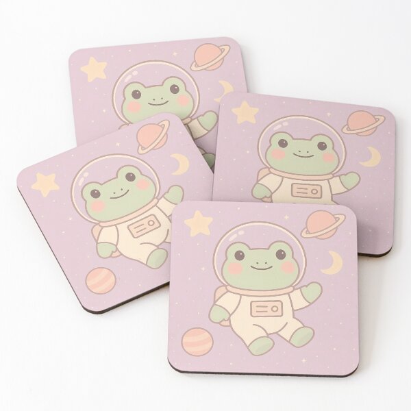 Item preview, 081 - Cute Frog in Space designed and sold by GoLayout.