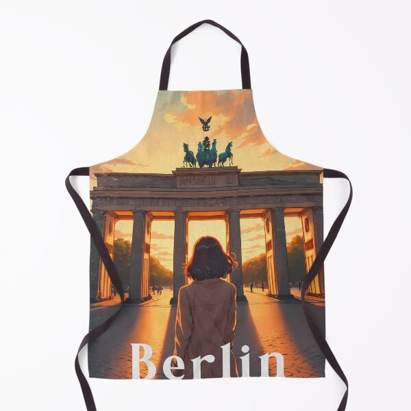Item preview, Pastel Anime Girl Contemplating Brandenburg Gate designed and sold by JacksoonLester.