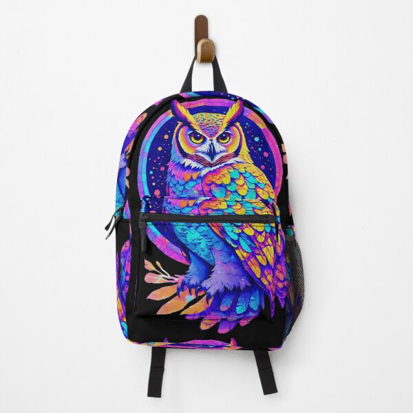 Item preview, Colorful Owl Art – Modern Wildlife designed and sold by Neer arts.