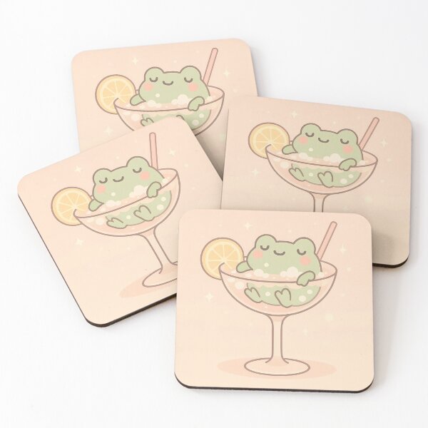 Item preview, 084 - Cute Frog Cocktail designed and sold by GoLayout.