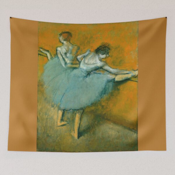 Item preview, Dancers at the Barre by Edgar Degas: Impressionist Ballet Fine Art Print designed and sold by artofuniverse.