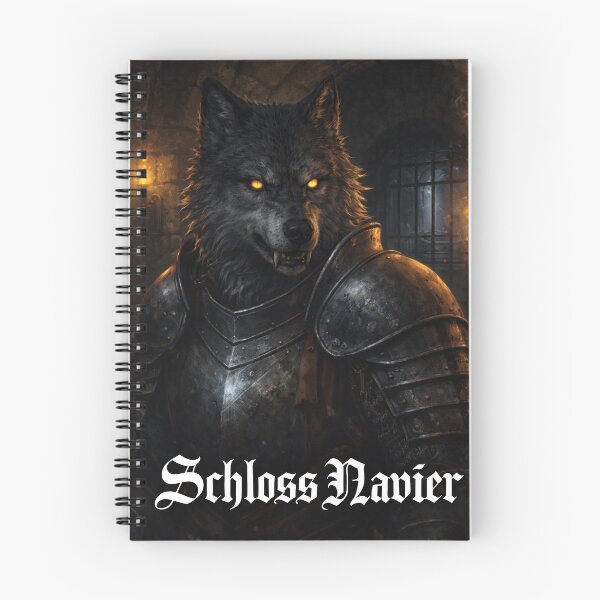 Item preview, Schloss Navier Medieval Wolf Knight T-Shirt - Dark Fantasy Warrior Apparel designed and sold by OneNineNineSix.