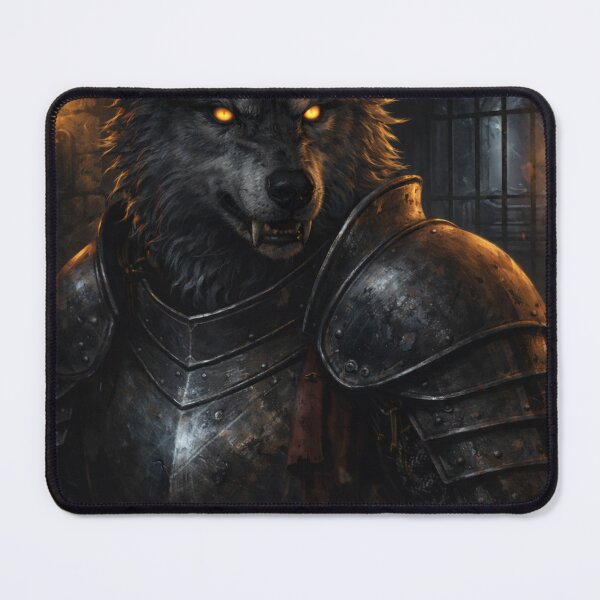 Item preview, Schloss Navier Medieval Wolf Knight T-Shirt - Dark Fantasy Warrior Apparel designed and sold by OneNineNineSix.