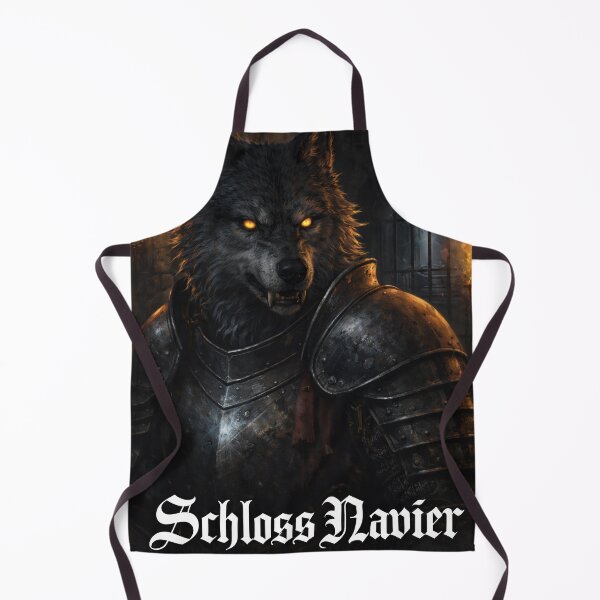 Item preview, Schloss Navier Medieval Wolf Knight T-Shirt - Dark Fantasy Warrior Apparel designed and sold by OneNineNineSix.