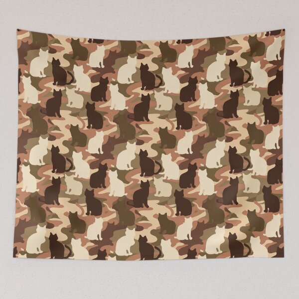 Item preview, Minimalistic Military Cat Camo Print  - Mothers Day Gift For Mom designed and sold by RoyalStarsPatts.