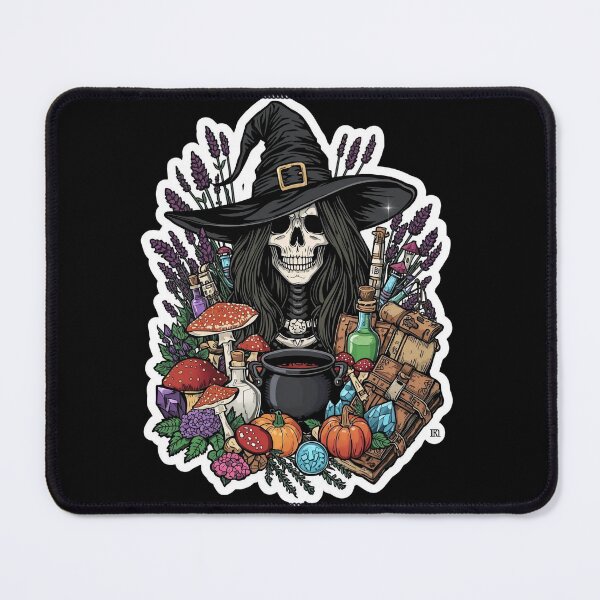 Item preview, Mystical Witch Skull Cauldron and Autumn Harvest Magic designed and sold by Bone & Blade.