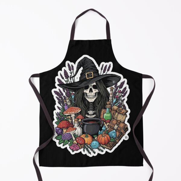 Item preview, Mystical Witch Skull Cauldron and Autumn Harvest Magic designed and sold by Bone & Blade.