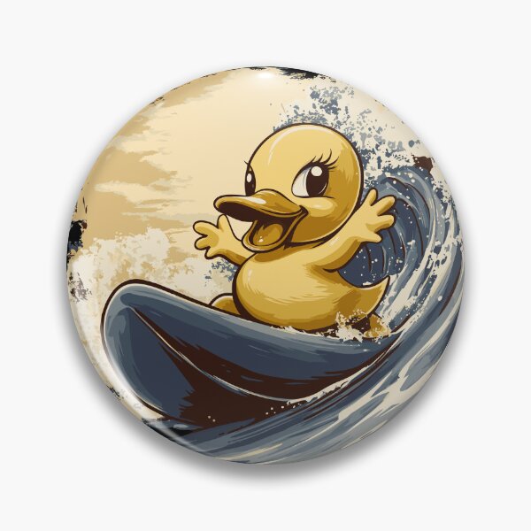 Item preview, Surfing Rubber Ducky - vintage edition designed and sold by ClubVacay.