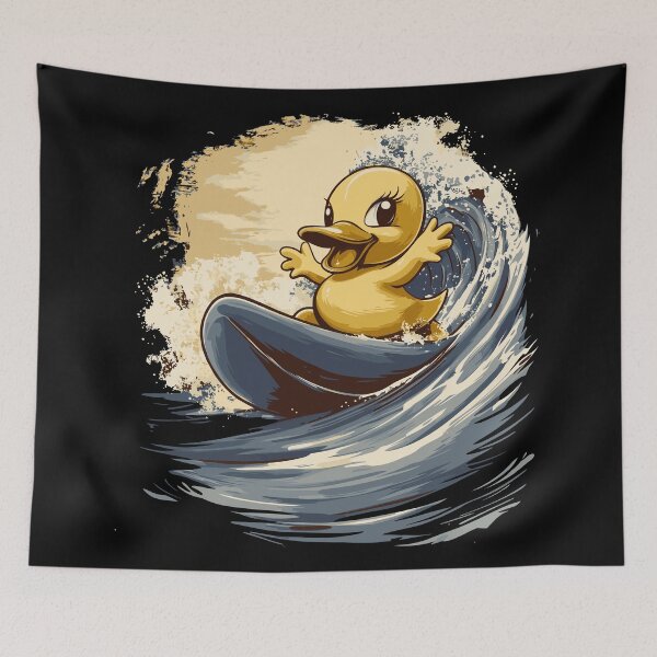 Item preview, Surfing Rubber Ducky - vintage edition designed and sold by ClubVacay.